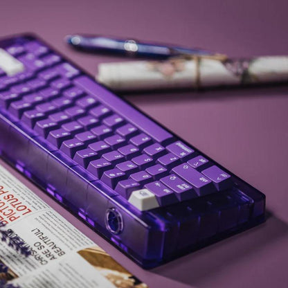 LeleLab Supsup Purple MacOS Keycaps Cherry Profile UV Printed ABS Keycap 138-Keys