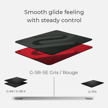 Zowie G-SR SE Gris / GSR gaming mousepad (Hybrid)