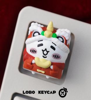Lobo Chiikawa Chinese New Year Theme Artisan Keycaps Resin Keycap