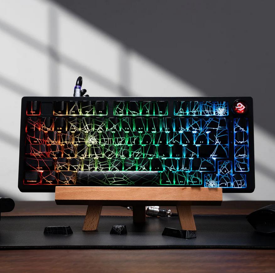 XVX Spider web Keycaps OEM Side Profile IMD-tech PBT 118-Keys