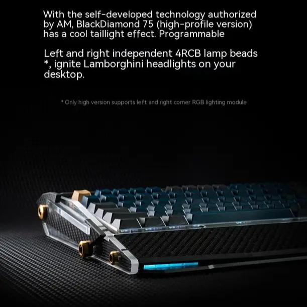 Angry Miao / Dry Studio Black Diamond 75 Wireless Mechanical Keyboard