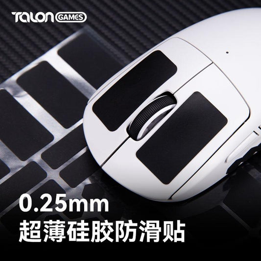 Talongames D01 Universal Pre-Cut Mouse Grip Tape 0.25mm Anti-Slip Poron / Polyutherane