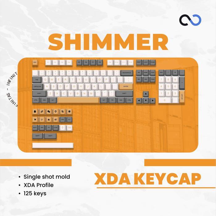 Keycaps PBT Shimmer / Ember XDA Profile Keycap