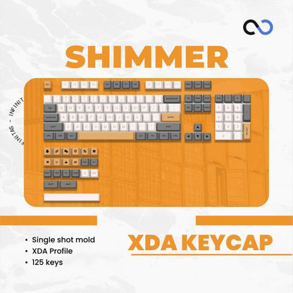 Keycaps PBT Shimmer / Ember XDA Profile Keycap