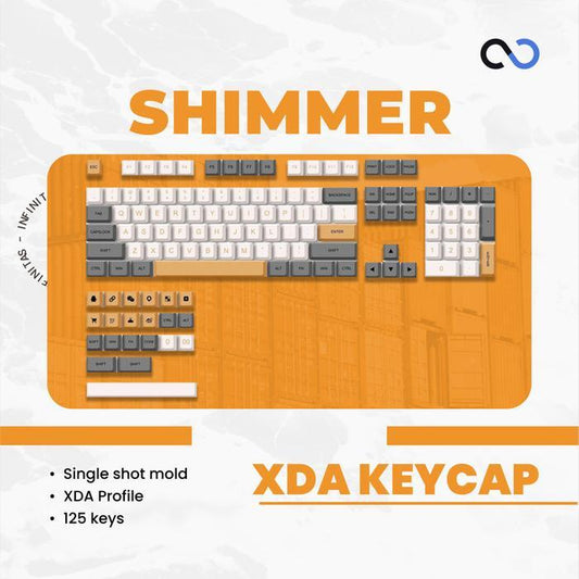 Keycaps PBT Shimmer / Ember XDA Profile Keycap
