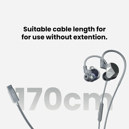 Wraith Sense IEM 10mm Dynamic-Driver Balanced In-Ear Monitor / Earphones