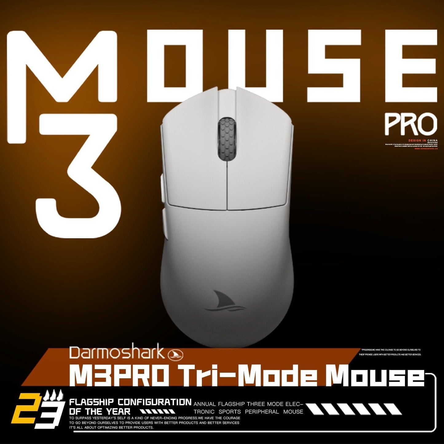 Darmoshark M3 / M-3 Pro 4k Kiran Wireless Ultra Light Ambi Gaming Mouse