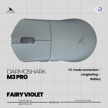 Darmoshark M3 / M-3 Pro 4k Kiran Wireless Ultra Light Ambi Gaming Mouse