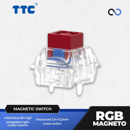 TTC KOM RGB King of Magnetic Magneto Hall Effect Keyboard switch (Linear)