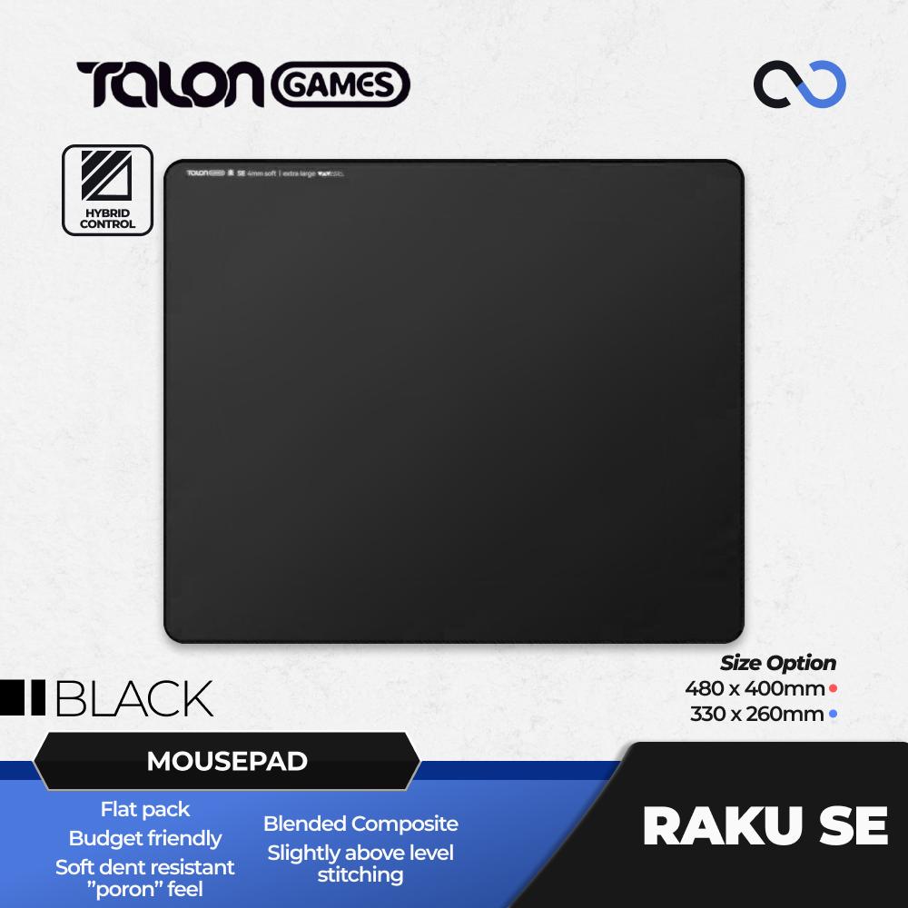 TALONGAMES Raku SE Soft Rubber Base Gaming Mousepad Artisan Zero / QCK Clone (Hybrid-Control)