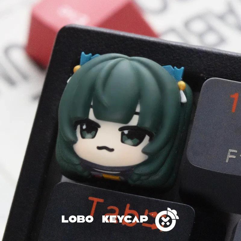 Lobo Qing Yi Zenless Zone Zero / ZZZ Theme Artisan Keycaps Resin Keycap