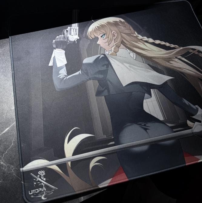Utopia Gaming Nina Poron Base Gaming Mousepad Anime Shining Surface (Speed)