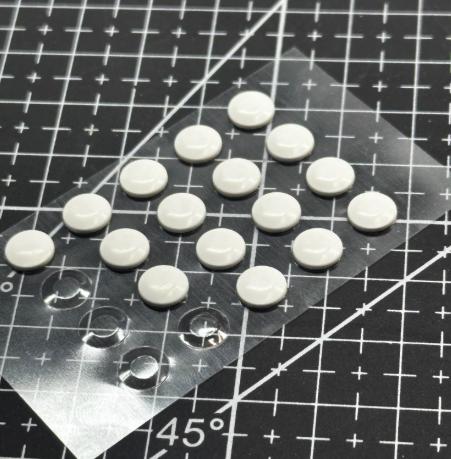 Westlab White Dots Universal Mouse Feet / Mouse Skate PTFE (Hybrid)