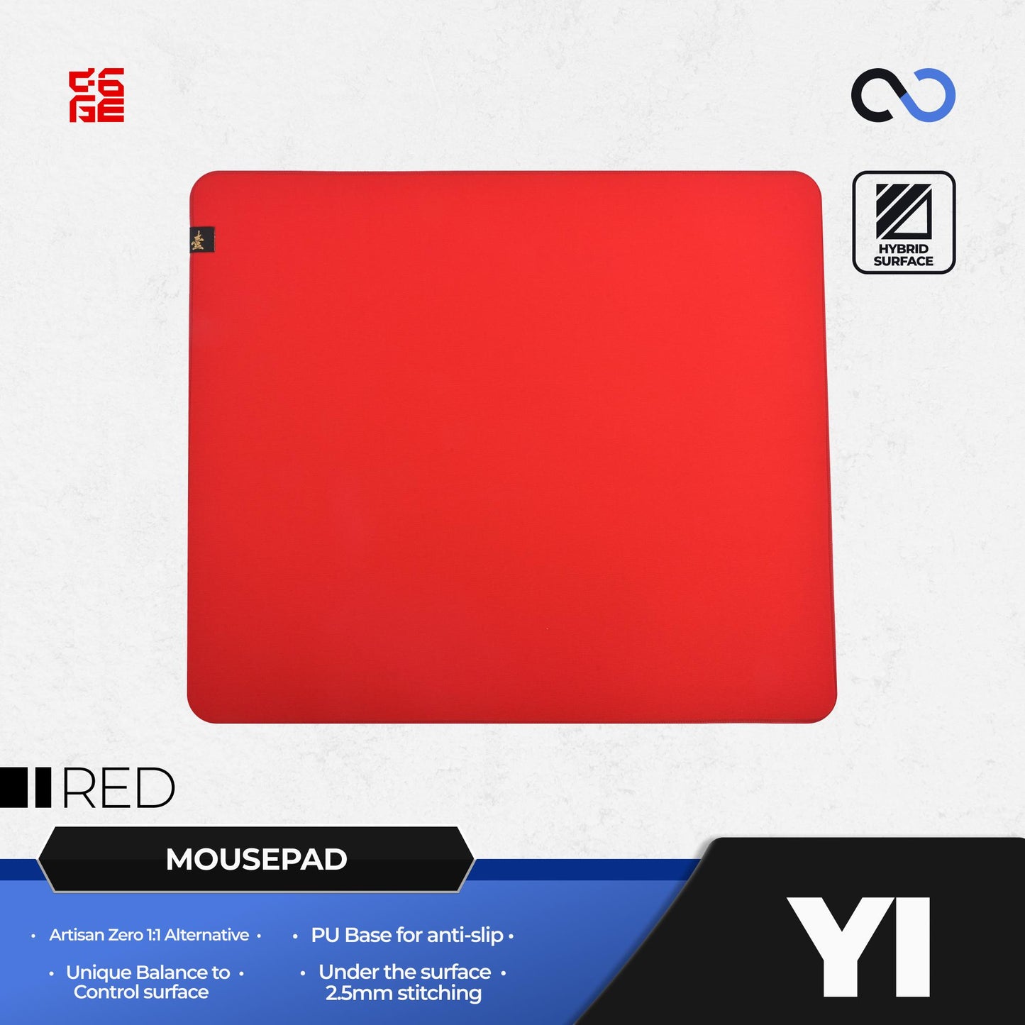 D-Glow YI Poron Base Soft Gaming Mousepad Artisan Zero Clone (Balance)