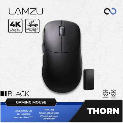 Lamzu Thorn Wireless Ultra Light Ergonomic Gaming Mouse