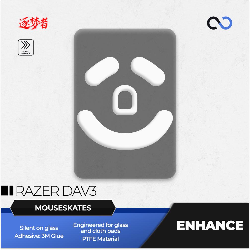 Dream Gamer Enhanced Deathadder V3 Pro Mouse Feet / Mouse Skate PTFE (Hybrid)