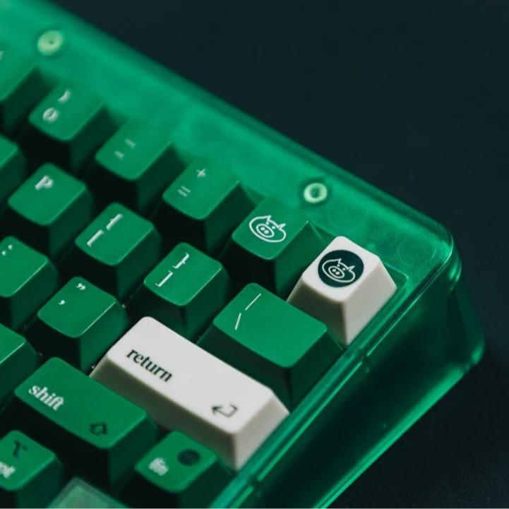 LeleLab Supsup Colombian Green Keycaps Cherry Profile UV Printed ABS Keycap 138-Keys