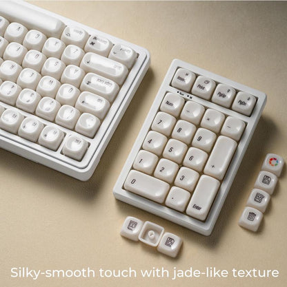 XVX White Chocolate Keycaps MOA Profile Double shot PC Keycaps 139-Keys