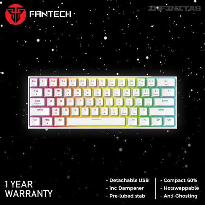 Fantech Maxfit61 MK857 60% Hotswap Mechanical Keyboard