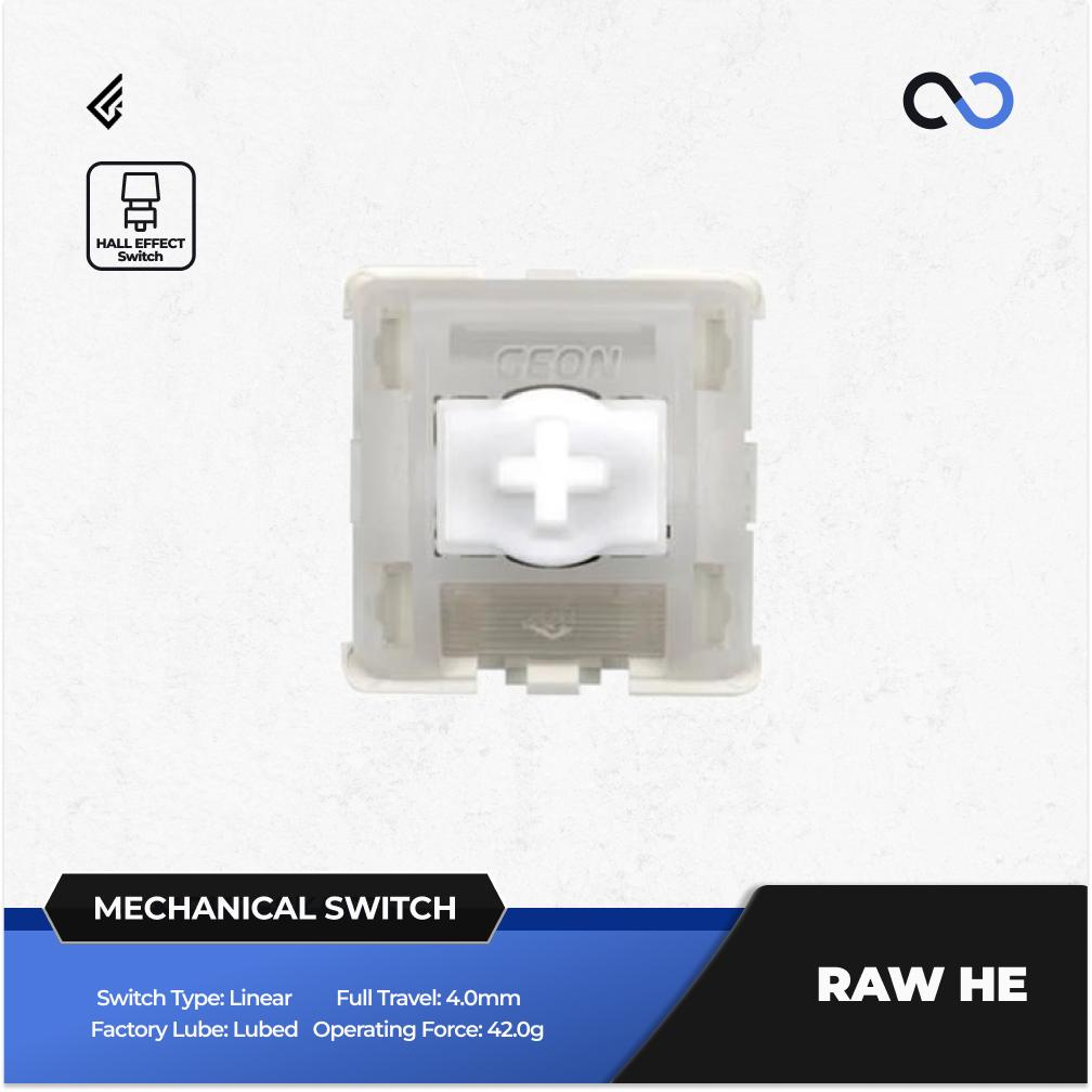 Geonworks Raw HE Magnetic Hall Effect Keyboard switch (Linear)