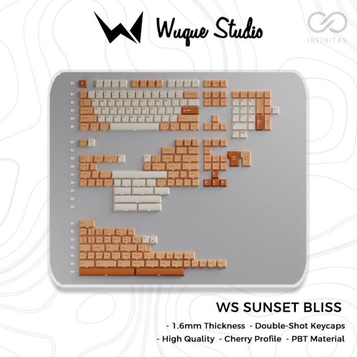 Wuque Studio WS Sunset Bliss Doubleshot PBT Keycaps / Keycap