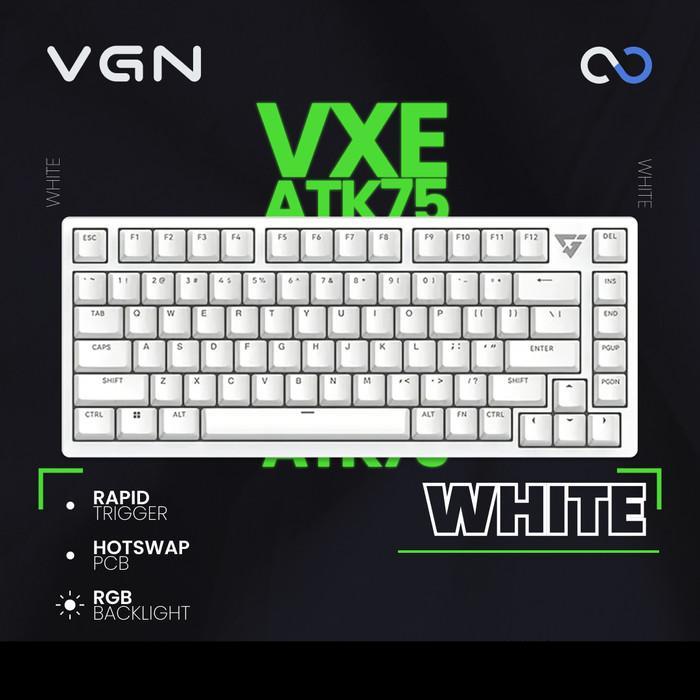 VGN VXE ATK75 / ATK-75 Hall Effect 65% Alu Keyboard Rapid Trigger Wooting