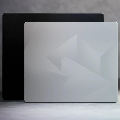 [PO] GLSSWRKS Polarity Silicone Base COATED Glass Gaming Mousepad Kaca (Hybrid)