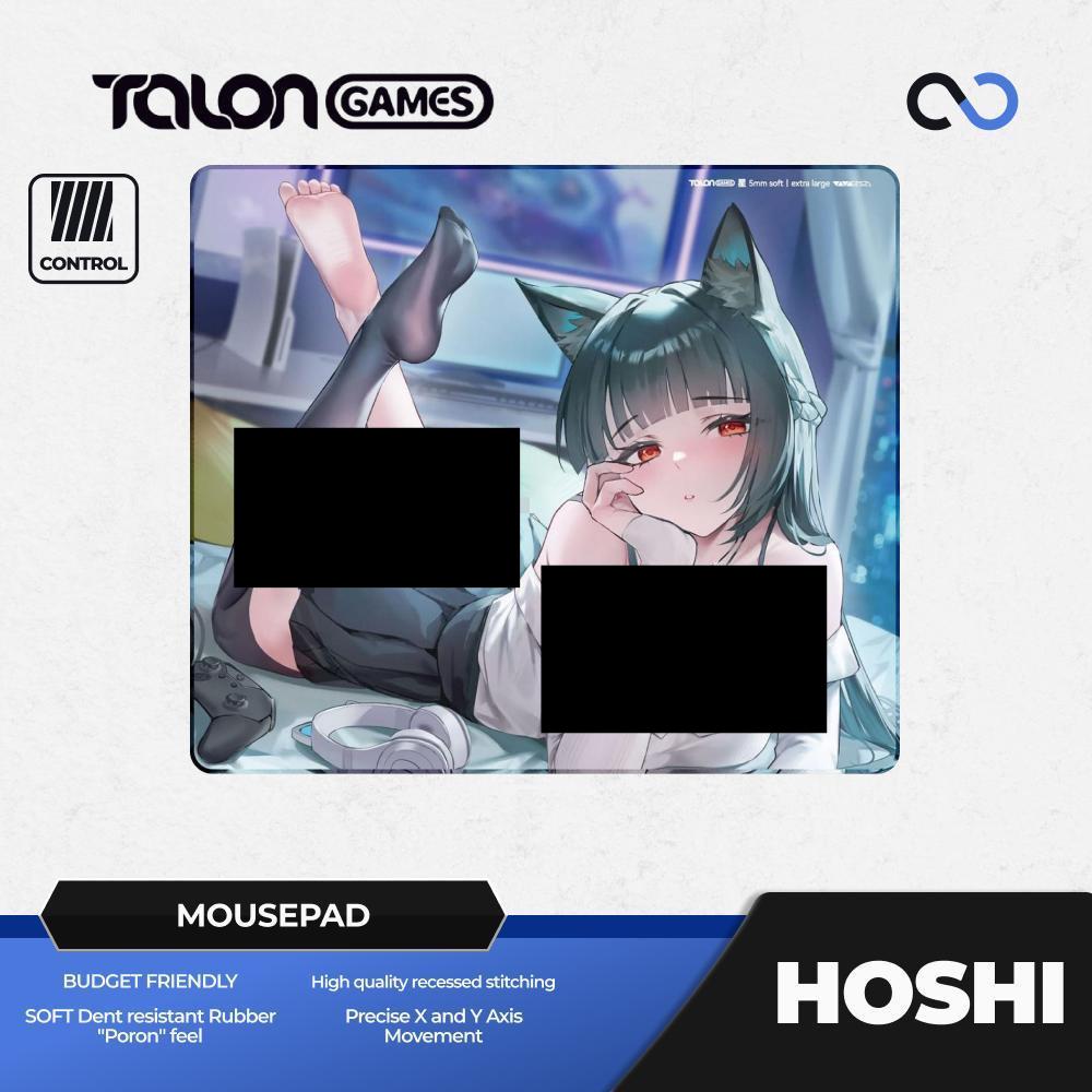 TALONGAMES Hoshi Soft Rubber Base Anime Gaming Mousepad (Control-Hybrid)