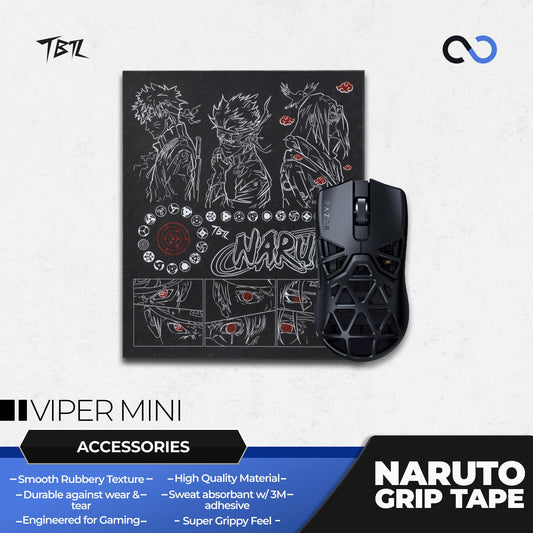 TBTL Naruto Razer Viper Mini SE Ultra Thin Mouse Grip tape / Anti-Slip Tape 0.45mm