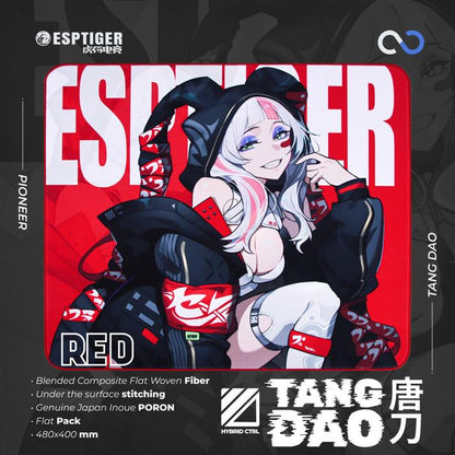 ESPTiger Tang Dao / TangDao Pioneer Poron Base Gaming Mousepad (Control-Hybrid)