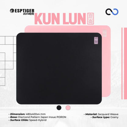ESPTiger Kun Lun / KunLun Inoac Poron Base Gaming Mousepad (Speed-Hybrid)