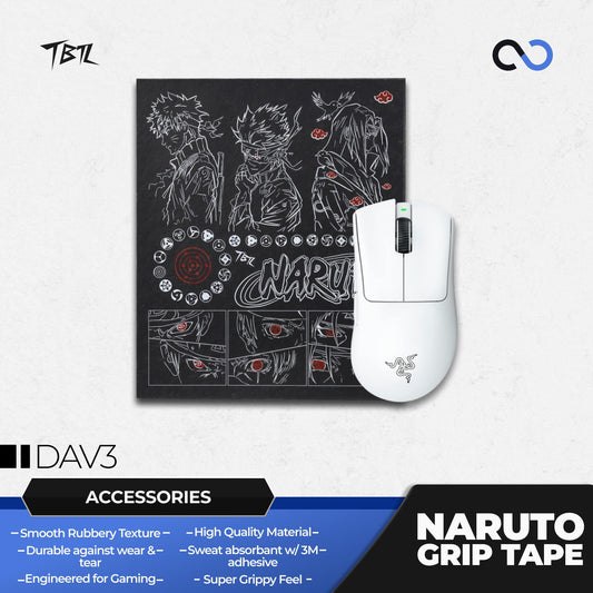 TBTL BTL Naruto Razer Deathadder V3 Pro Mouse Grip tape / Anti-Slip Tape 0.45mm