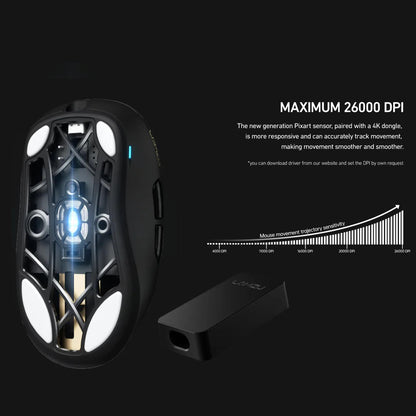 Lamzu Thorn Wireless Ultra Light Ergonomic Gaming Mouse