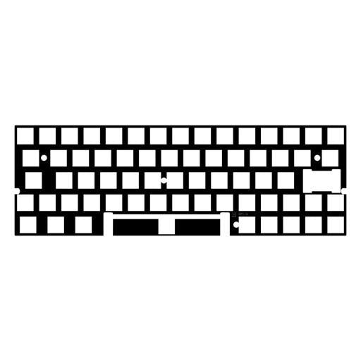 Black Iron Bull 60% Foam Plate / PCB For GH60 / Wooting 60HE+ / Sayodevice KH61 / IMK Chase61 / IMK Color61 / TOFU60