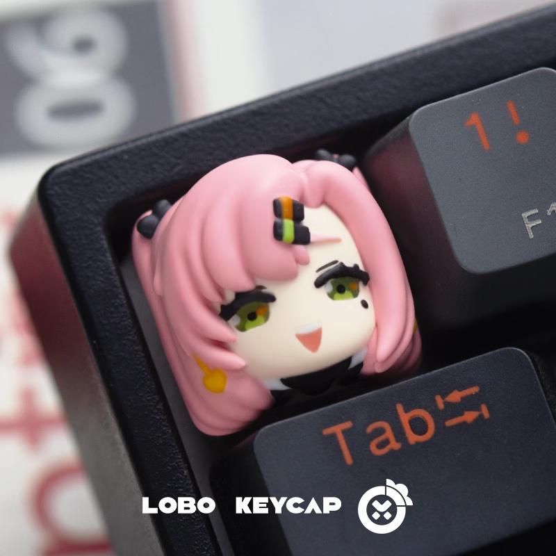 Lobo Nicole Derama Zenless Zone Zero / ZZZ Theme Artisan Keycaps Resin Keycap