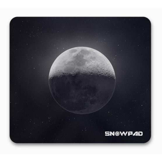 SNOWPAD Snow Silicone Base Glass Gaming Mousepad Kaca (Speed-Control)