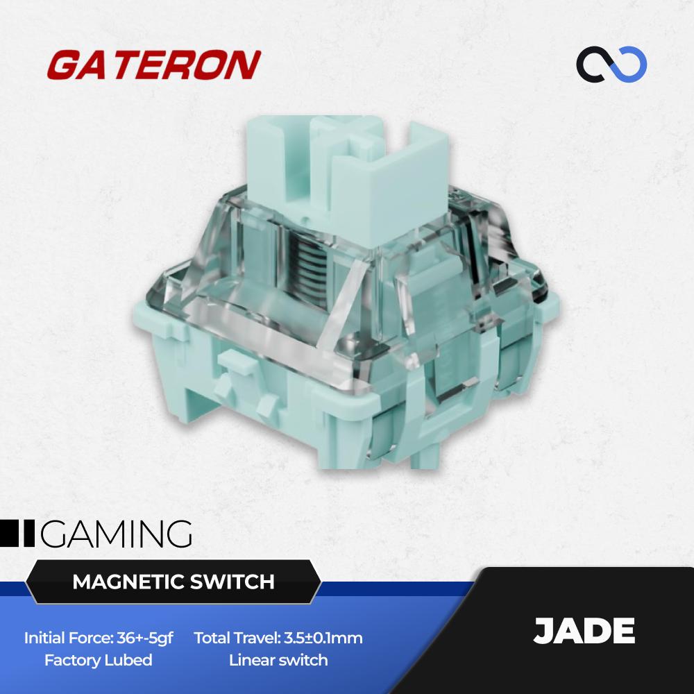 Gateron Jade Gaming Magnetic Hall Effect Keyboard switch (Linear)