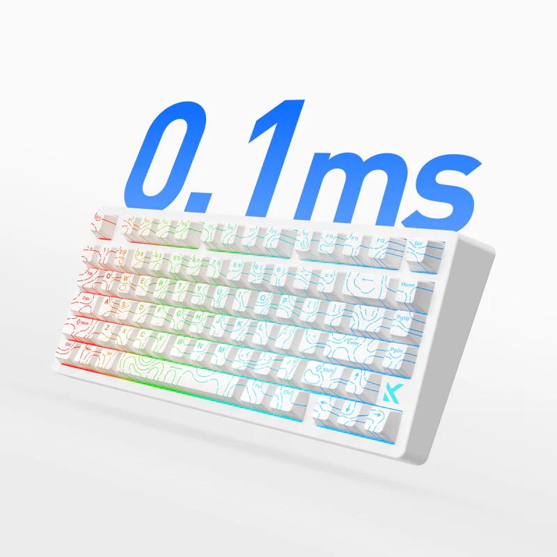 MCHOSE JET75 8K HE Hall Effect 75% Keyboard Rapid Trigger SOCD DKS Wooting