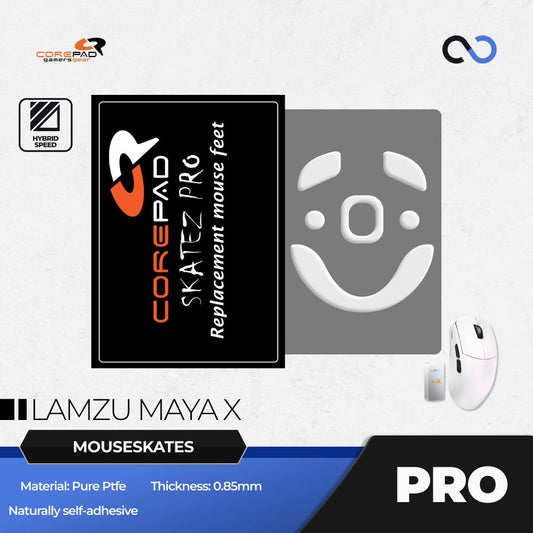 Corepad PRO Lamzu Maya X PTFE Gaming Mouse Feet (Speed-Hybrid)