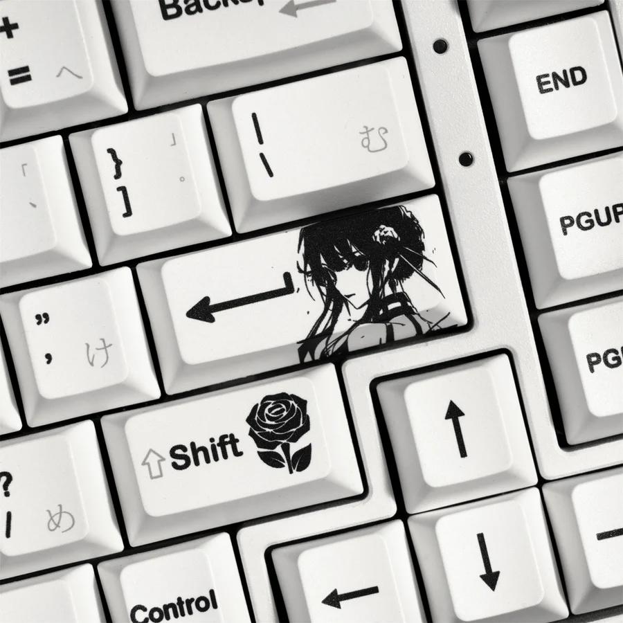 XVX Spy X Family Yor Keycaps Cherry Profile Dye sub PBT Keycap 134-Keys