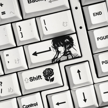 XVX Spy X Family Yor Keycaps Cherry Profile Dye sub PBT Keycap 134-Keys