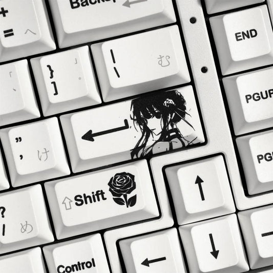 XVX Spy X Family Yor Keycaps Cherry Profile Dye sub PBT Keycap 134-Keys