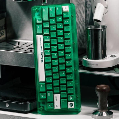 LeleLab Supsup Colombian Green Keycaps Cherry Profile UV Printed ABS Keycap 138-Keys