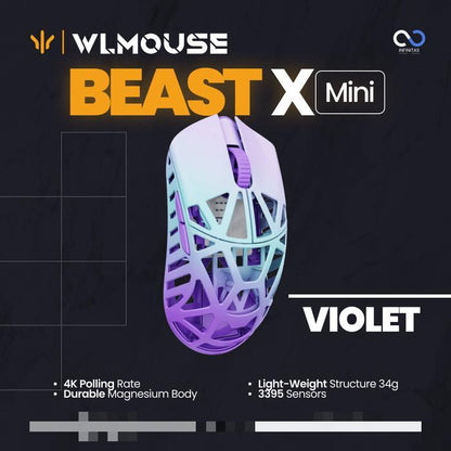WLMouse Beast X Mini Super Light Magnesium Wireless Gaming Mouse
