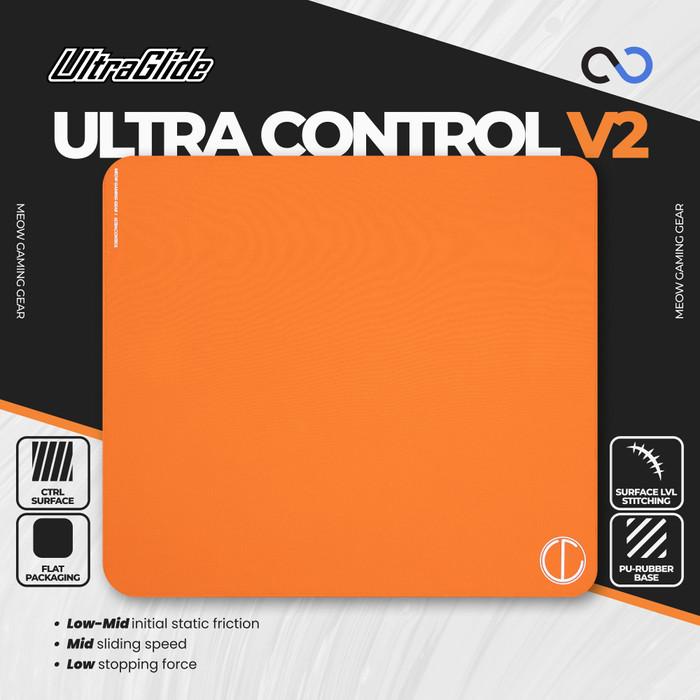 Meow Gaming Gear Ultraglide ULTRACONTROL V2 (UCV2) Poron base Gaming Mousepad (Hybrid-Control)
