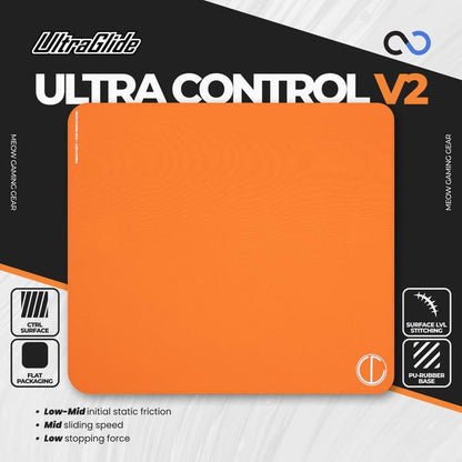 Meow Gaming Gear Ultraglide ULTRACONTROL V2 (UCV2) Poron base Gaming Mousepad (Hybrid-Control)