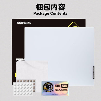 Talongames Ultrapad Poron Base AGC Japanese CNC Tempered Glass Gaming Mousepad Kaca (Hybrid-Control)
