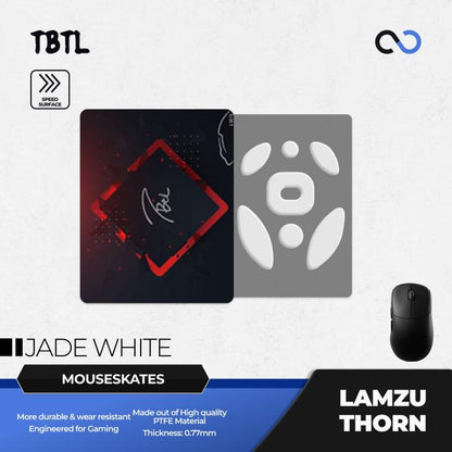 TBTL Lamzu Thorn Mouse Feet / Mouse Skate PTFE for Cloth Mouse pad