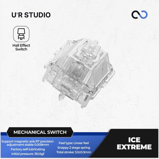 UR Studio ICE EXTREME Hall Effect Keyboard Magnetic Switch (Linear)
