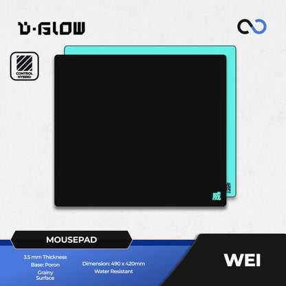 D-Glow Wei SCR Base Gaming Mousepad (Control-Hybrid) Zowie GT-R Clone